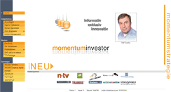 Desktop Screenshot of momentumstrategie.de